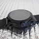 No touchscreens here, navigating the PowerWatch’s various modes is handled by two buttons and a crown dial.